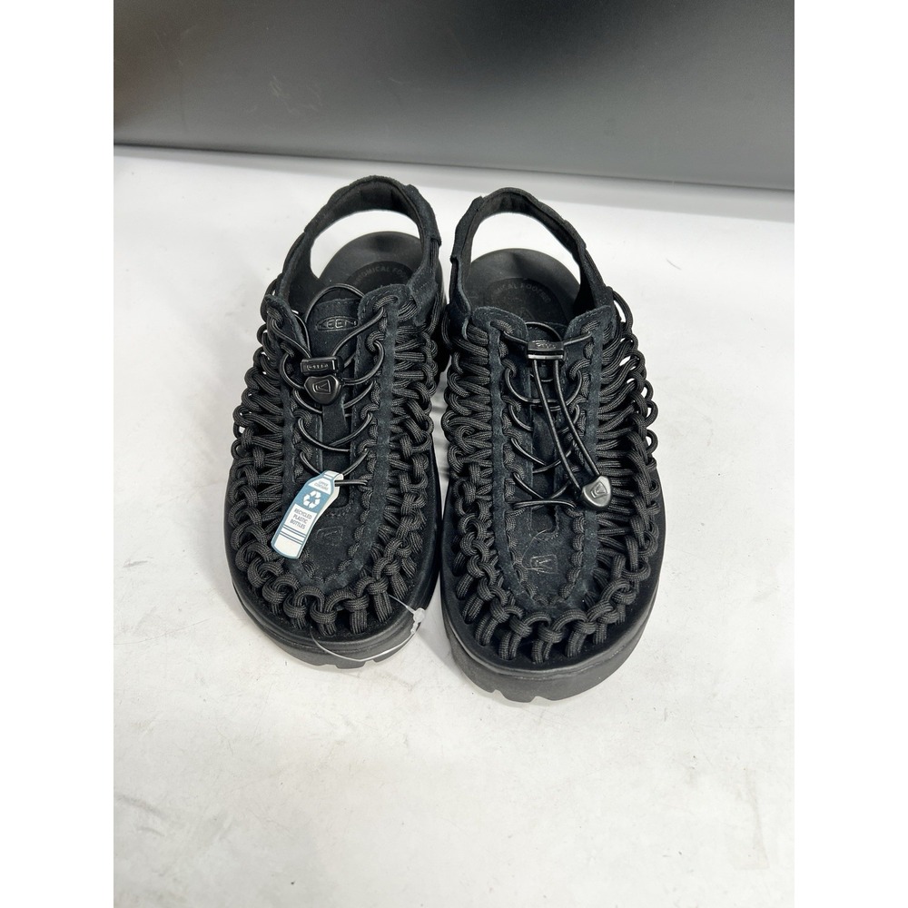 Keen Uneek PLT Sandals Black Unisex Women's Size 9, Mens Size 7 New Without Box